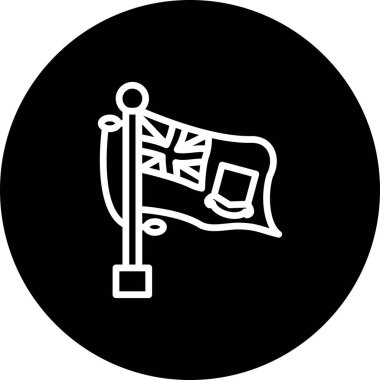 İngiliz Virjin Adaları 'nın ulusal bayrağı, simge tasarım elementi