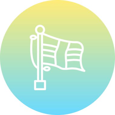 Bayrak Orta Afrika Cumhuriyeti Profesyonel Temiz Düz Grafik Özelliği