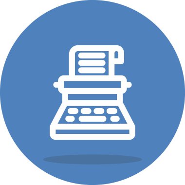 Typewriter Stylish Custom Vector Design Asset