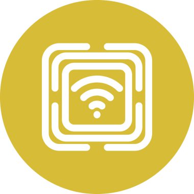 Wifi Modern Dengeli Marka Vektörü Sembolü