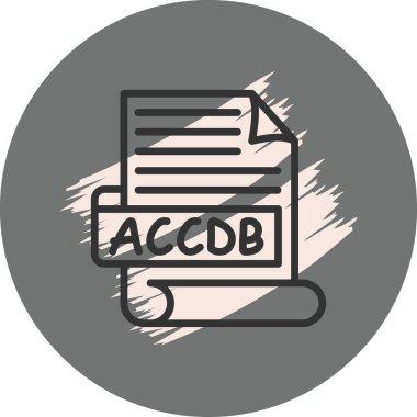 ACCDB Ayırt Vibrant Dijital Grafik Özelliği