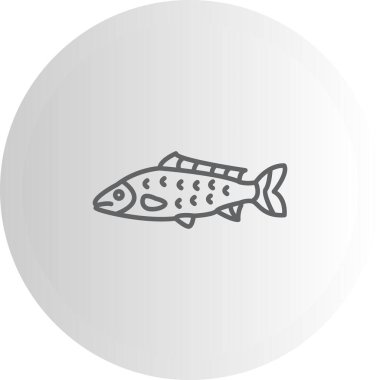 Genel Sazan Ağı simgesi, vektör illüstrasyonu