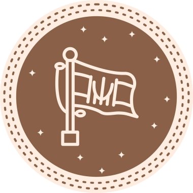 İran Bayraklı Özel Vektör Tasarım Varlığı