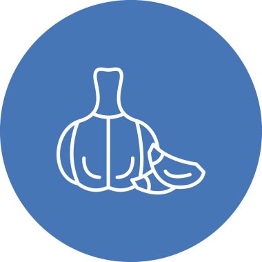 Sarımsak Tarzı Özel Vektör Tasarımı Varlığı