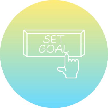 Hedef Web simgesi vektör illüstrasyonunu ayarla