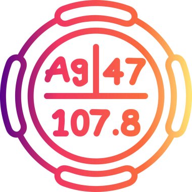 Gümüş Web simgesi vektör illüstrasyonu