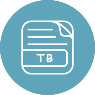 TB Dosya Zarif Modern Yaratıcı Sanat Sembolü