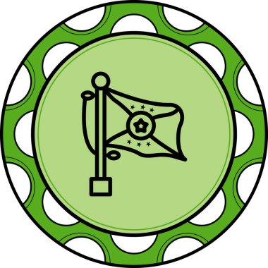 national flag of Grenada, icon design element