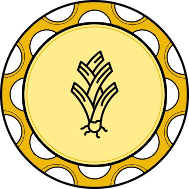 Pırasa Yaratıcı Yüksek Çözünürlüklü Grafik Elementi