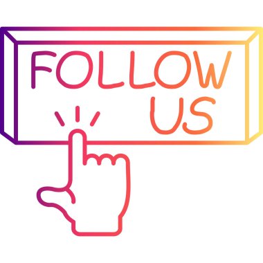 Bizi Parmak Tuşu Biçimli Profesyonel Yaratıcı Sanat Nesnesini Takip Et