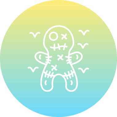 Voodoo Bebek Web simgesi vektör illüstrasyonuName