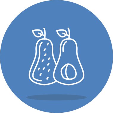 Avokado Dinamik Sofistike Düz Sanat Düzeni