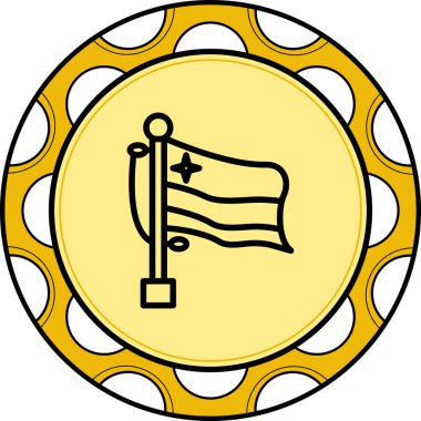 Aruba 'nın ulusal bayrağı, simge tasarımı ögesi