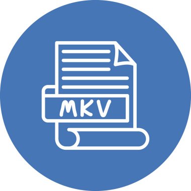 MKV Yaratıcı İşlevsel Web Grafik Sembolü