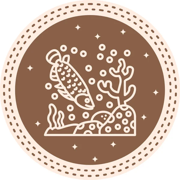 Asya Arowana Sofistike Temiz Ürün Grafik Şekli