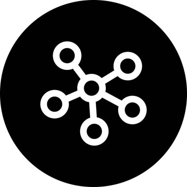 Ağ simgesi vektör illüstrasyon tasarımı