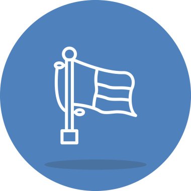 Bayrak Birleşik Arap Emirlikleri Dinamik Yaratıcı Dijital Grafik Şekli