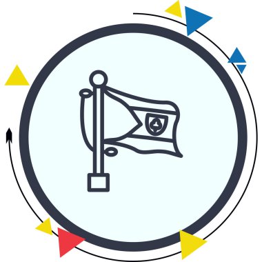 Ekvator Ginesinin ulusal bayrağı, simge tasarımı ögesi