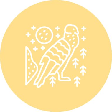 And Akbaba simgesi vektör illüstrasyon tasarımı