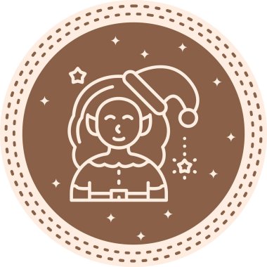 Elf Kadın Yaratıcı Dinamik Web Tasarımı Nesnesi