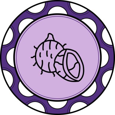 Hindistan cevizi Minimum Yüksek Çözünürlüklü Vektör Düzeni