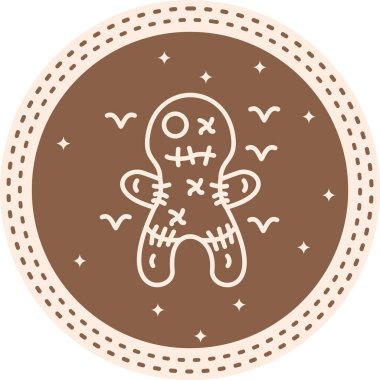 Voodoo Bebek Web simgesi vektör illüstrasyonuName