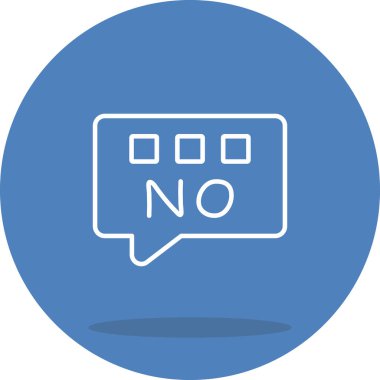 Sohbet Simgesi vektör çizimi tasarımı