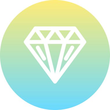 Elmas web simge vektör çizim