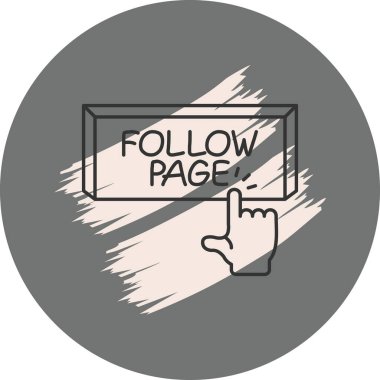 Sayfa Parmak Tuşu Yenilikçi Minimum Ürün Tasarım Düzenini Takip Et