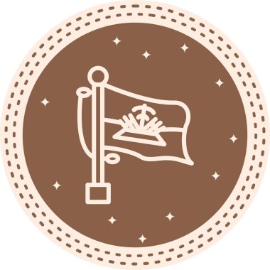 Flag Haiti Zarif Rafine Ürün Tasarım Varlığı