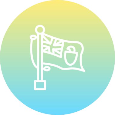 Flag Pitcairn Adaları Çağdaş Yaratıcı Sanat Düzeni