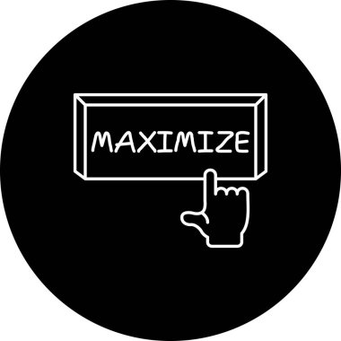 Web simgesi vektör resimlemesini büyüt