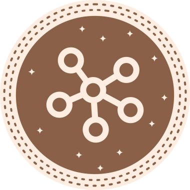 Ağ simgesi vektör illüstrasyon tasarımı