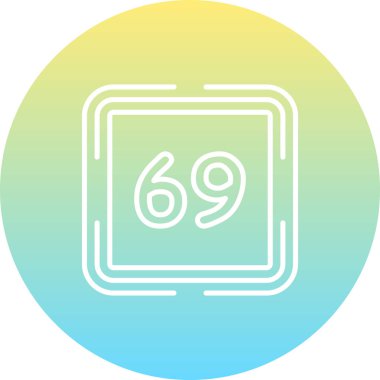 Altmış Dokuz Temiz Profesyonel Düz Tasarım Sayılıyor