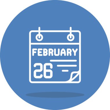 26 Şubat Belirgin Profesyonel Yaratıcı Grafik Elementi