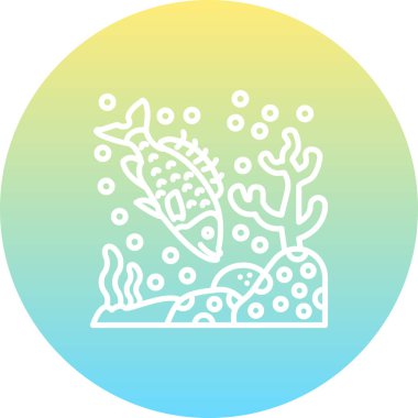 Bream web simgesi vektör illüstrasyonu