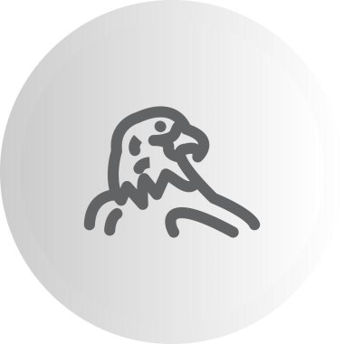 Kartal simgesi vektör illüstrasyon tasarımı