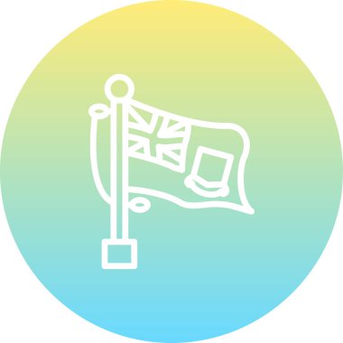 Bayraklı İngiliz Virjin Adaları Profesyonel Düz Sanat Düzeni