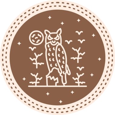 Baykuş Yaratıcı İşlevsel Web Grafik Sembolü