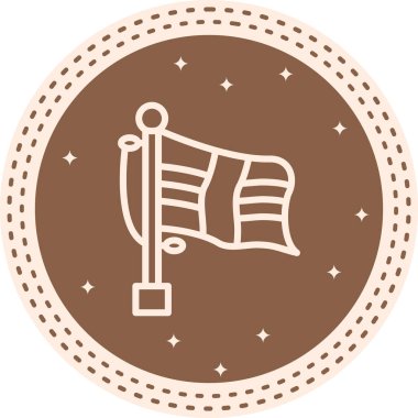 Bayrak Orta Afrika Cumhuriyeti Seçkin Marka Vektör Varlığı