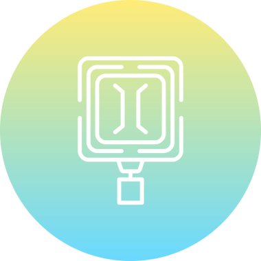 Dar Köprü Zarif Çağdaş Dijital Grafik Özelliği