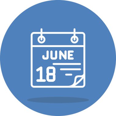 18 Haziran Dinamik Yaratıcı Dijital Grafik Şekli