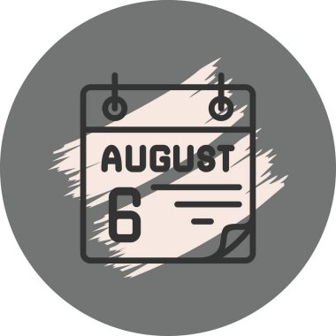 6 Ağustos Stili Temiz Ürün Tasarımı Nesnesi