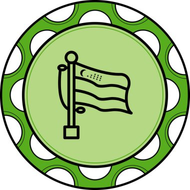 Özbekistan 'ın ulusal bayrağı, simge tasarımı ögesi