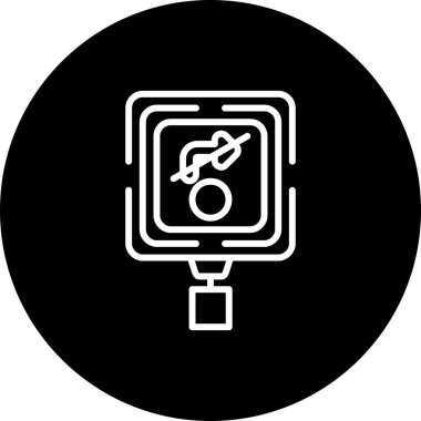 Kırmızı Yaratıcı Eşsiz Markalaştırma Vektörü Elementi Açma