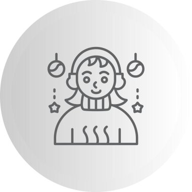 Kulaklık takan ve mutlu gülümseyen bir kız.