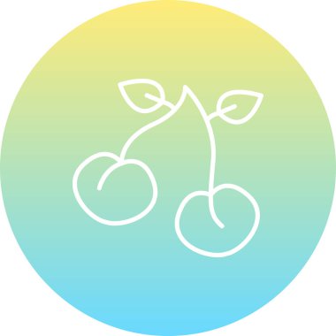 Kiraz Yaratıcı Fonksiyonel Web Grafik Sembolü