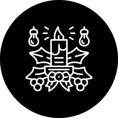 mum ağ ikonu vektör illüstrasyonu