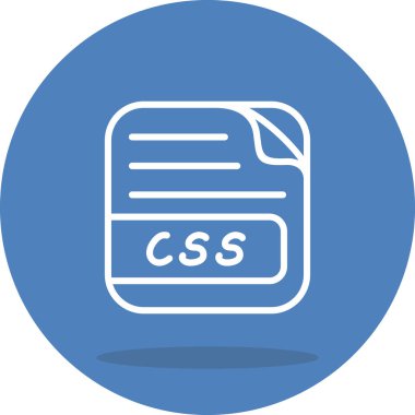 CSS Dosya Yüksek Çözünürlüklü Düz Tasarım Sembolü
