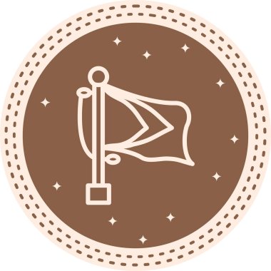 Bayrak Guyana Zarif Modern Sanat Düzenlemesi